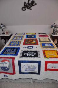 Lily's T-shirt Quilt 1