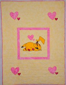 Pikachu Quilt - Cropped